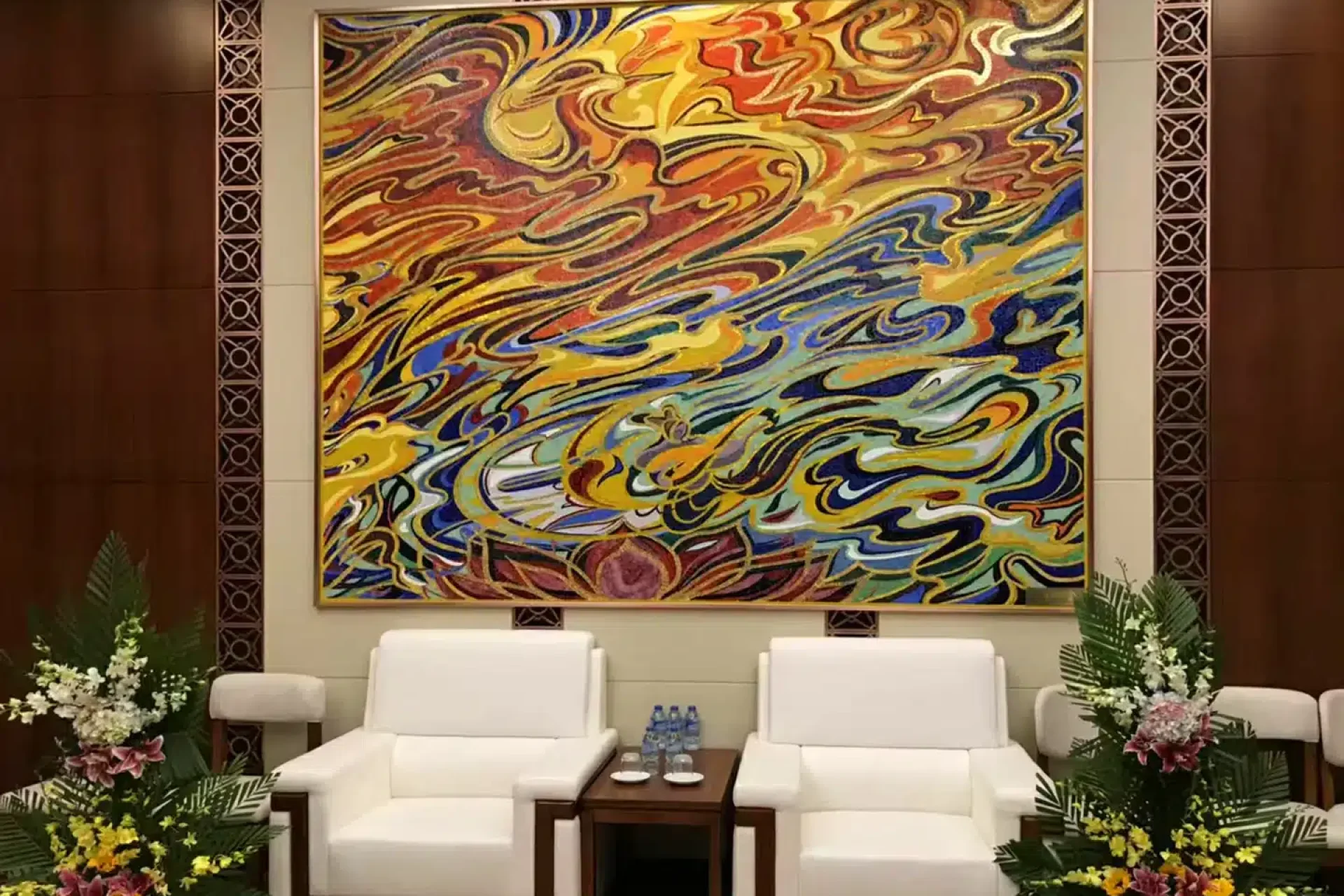 2. 《辉煌乐章》 白晓刚 3006(W)×2405(H)mm实景图 (1)