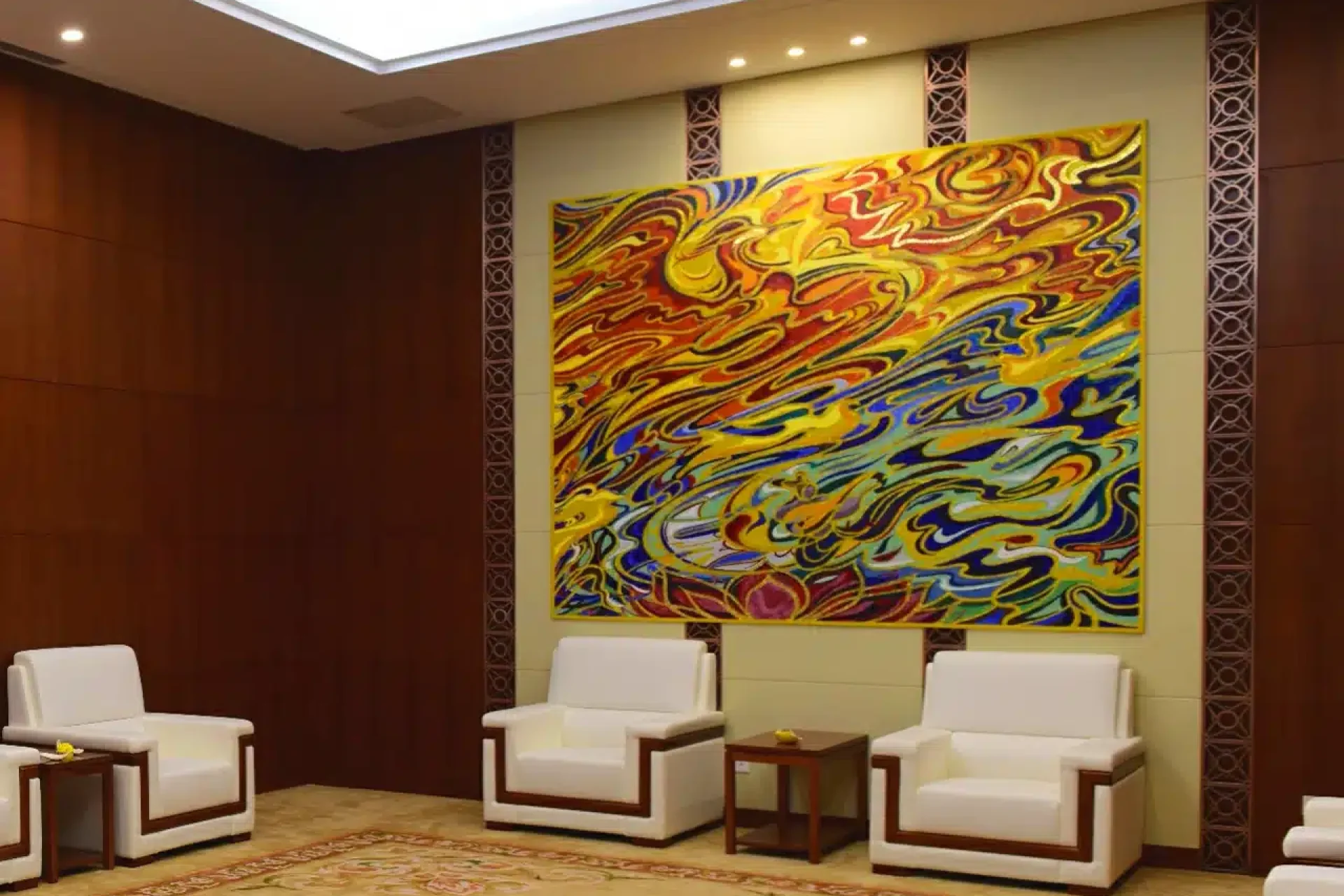 2. 《辉煌乐章》 白晓刚 3006(W)×2405(H)mm实景图 (2)