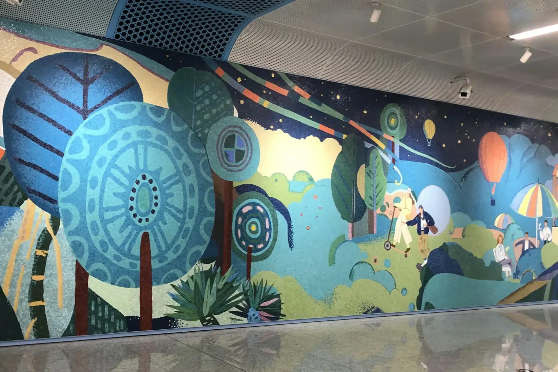 《瓜果欢乐颂》壁画1