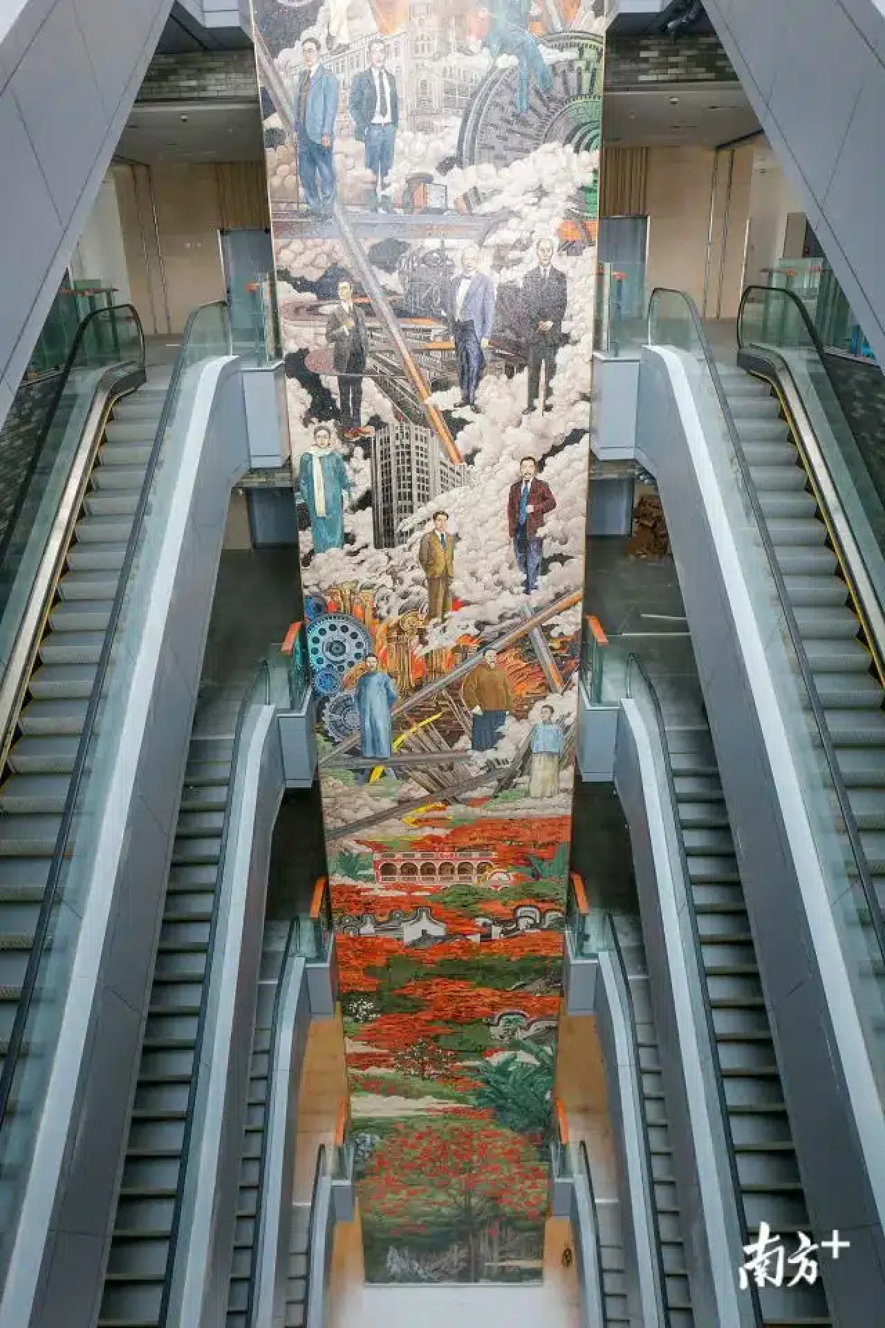 中山纪念图书馆壁画《香山星座》实景图3