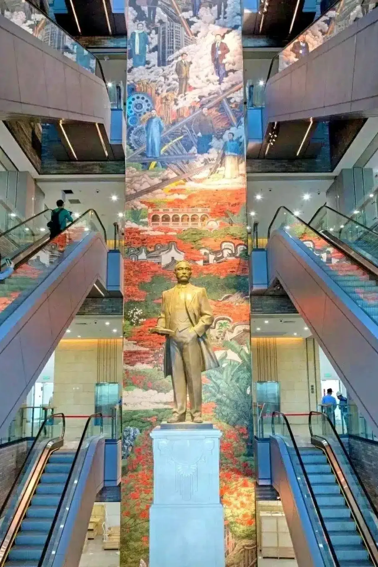 中山纪念图书馆壁画《香山星座》实景图4