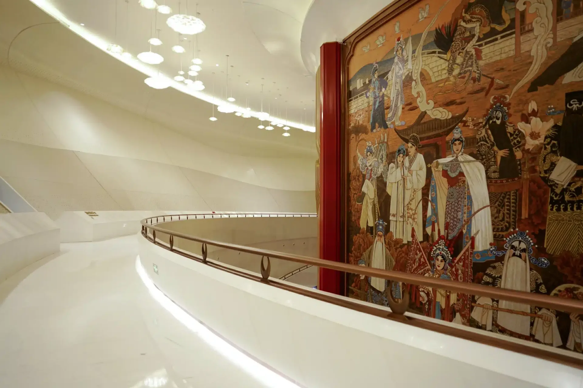 江苏大剧院玻璃马赛克壁画《中国戏剧·百花争妍》-实景图 (4)