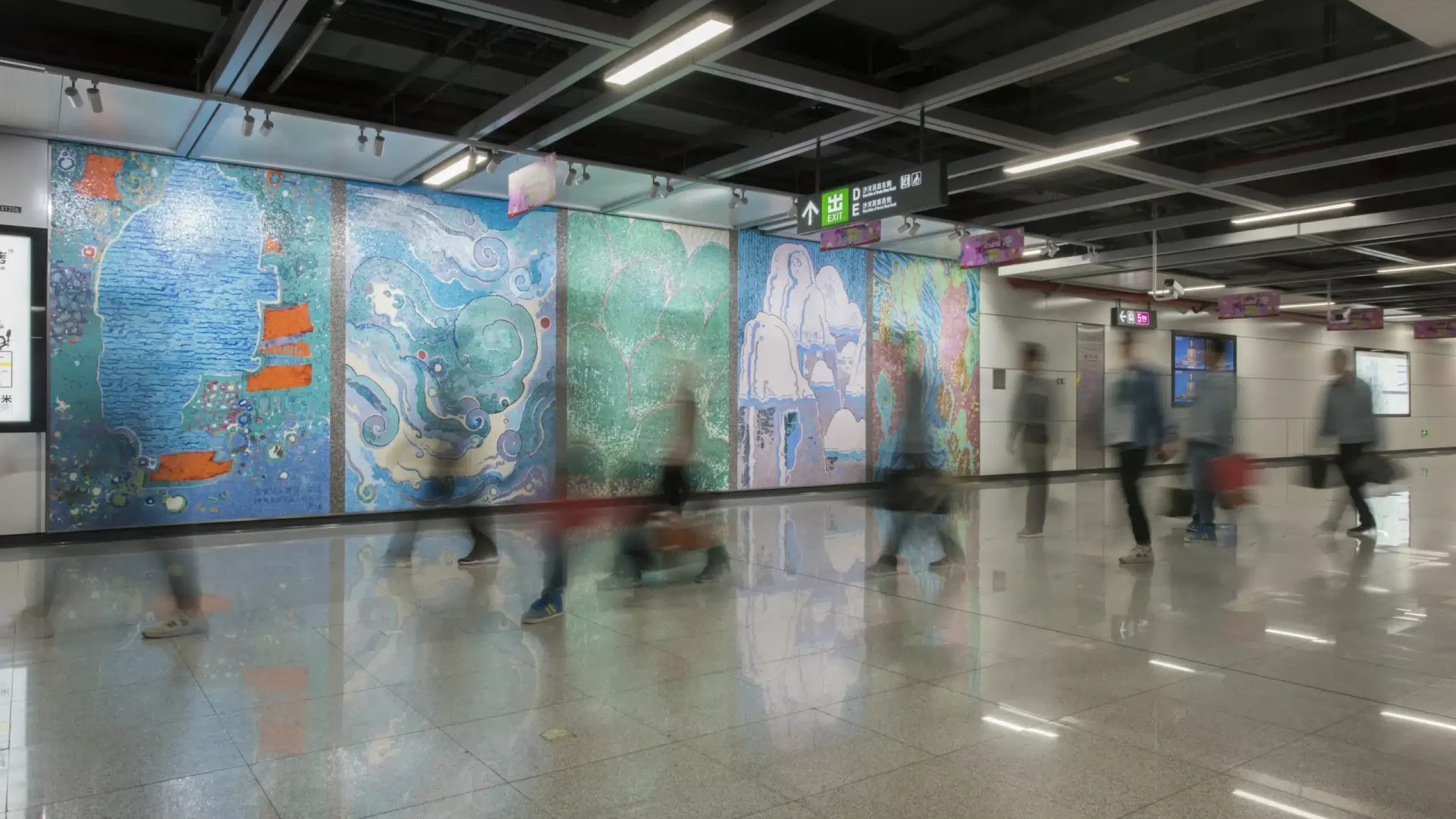 深圳地铁《南国锦绣》-实景图 (1)